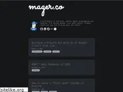 Sites similar to mager.co