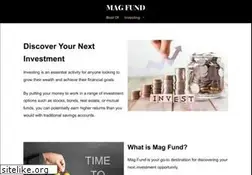 Sites similar to magfund.com