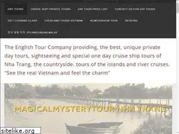 Sites similar to magicalmysterytournhatrang.com
