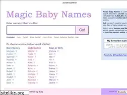 Sites similar to magicbabynames.com