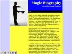 Sites similar to magicbiography.com