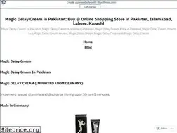 Sites similar to magicdelaycreaminpakistan171161492.wordpress.com