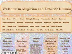Sites similar to magicianandexorcist.org