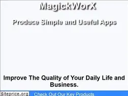 Sites similar to magickworx.com