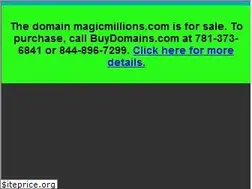 Sites similar to magicmillions.com