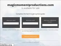 Sites similar to magicmomentproductions.com