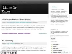 Sites similar to magicofteams.wordpress.com