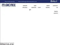 Sites similar to magicridetransportation.com