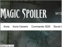 Sites similar to magicspoiler.com