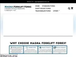 Sites similar to magnaforkliftforks.com