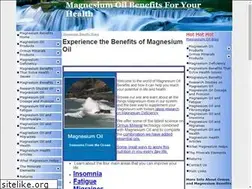Sites similar to magnesiumforhealth.com