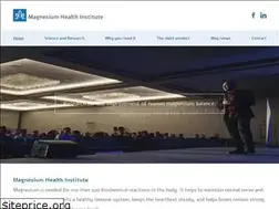 Sites similar to magnesiumhealthinstitute.com
