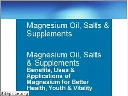 Sites similar to magnesiumoil.org.uk
