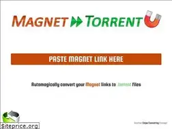 Sites similar to magnet2torrent.com