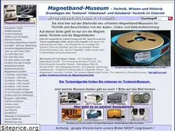 Sites similar to magnetbandmuseum.info