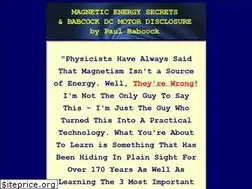 Sites similar to magneticenergysecrets.com