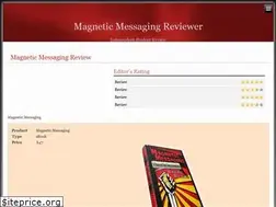 Sites similar to magneticmessagingreviewer.com