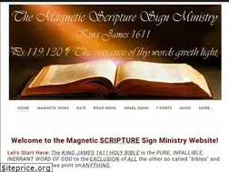 Sites similar to magneticscripturesigns.com