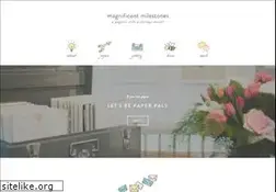 Sites similar to magnificentmilestones.com