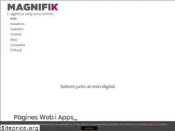 Sites similar to magnifik.cat