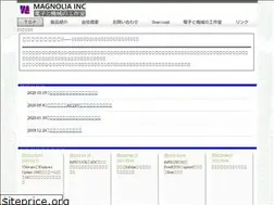 Sites similar to magnolia-tech.jp