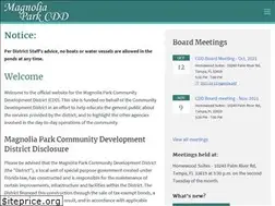 Sites similar to magnoliaparkcdd.org