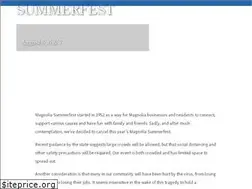 Sites similar to magnoliasummerfest.org