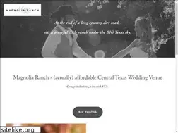 Sites similar to magnoliaweddingranch.com