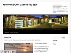 Sites similar to magnumdoor.com