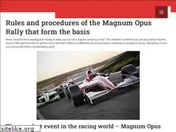 Sites similar to magnumopusrally.com