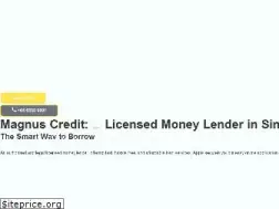 Sites similar to magnuscredit.com.sg