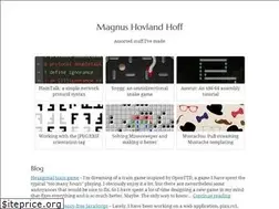 Sites similar to magnushoff.com