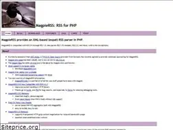 Sites similar to magpierss.sf.net