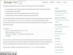 Sites similar to magrittr.tidyverse.org
