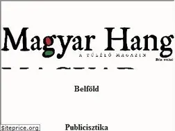 Sites similar to magyarhang.org