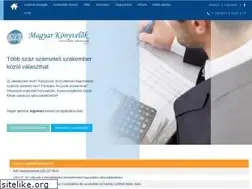 Sites similar to magyarkonyvelok.hu