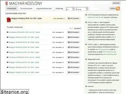 Sites similar to magyarkozlony.hu