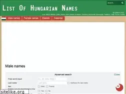 Sites similar to magyarnevek.com