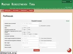 Sites similar to magyarnevek.hu