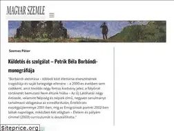 Sites similar to magyarszemle.hu