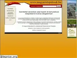 Sites similar to magyartelepulesek.hu