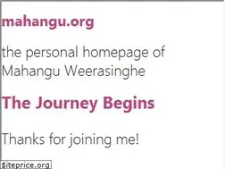 Sites similar to mahangu.org