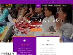 Sites similar to maharajacollege.info