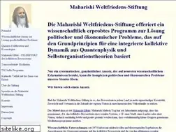 Sites similar to maharishi-weltfriedens-stiftung.de