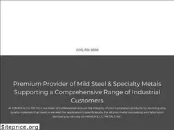 Sites similar to mahermetals.com