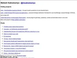Sites similar to maheshsubramaniya.com