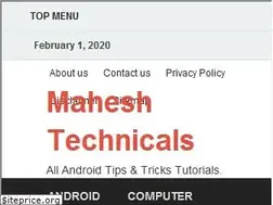 Sites similar to maheshtechnicals.com