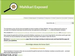 Sites similar to mahikariexposed.com