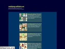 Sites similar to mahjong-solitaire.ws