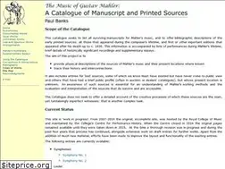 Sites similar to mahlercat.org.uk